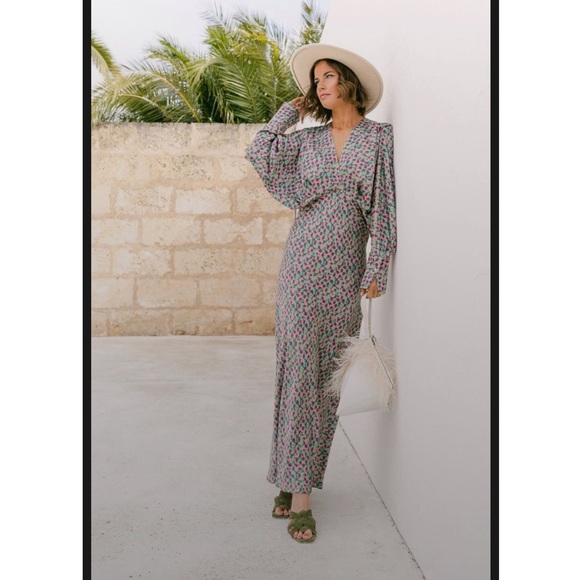 Les Jumelles Antwerp Toby Maxi Dress, Multicolored, sz Small - Picture 1 of 15